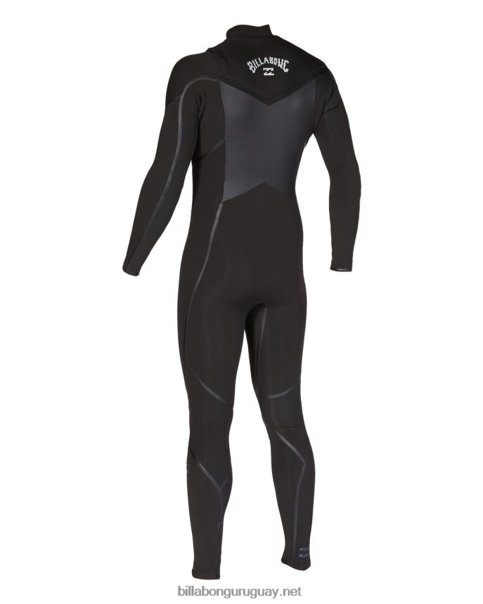 Traje de neopreno completo 4/3 absolute plus con cremallera en el pecho hombres negro DR6844881 Billabong