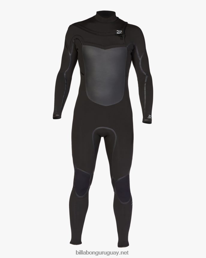 Traje de neopreno completo 4/3 absolute plus con cremallera en el pecho hombres negro DR6844881 Billabong