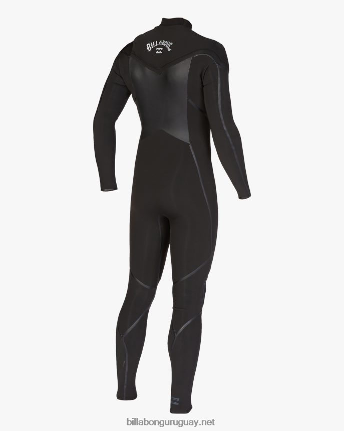 Traje de neopreno completo 4/3 absolute plus con cremallera en el pecho hombres negro DR6844881 Billabong