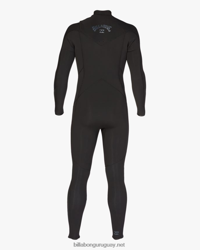 Traje de neopreno completo 4/3 con cremallera absoluta en el pecho hombres negro DR6844882 Billabong