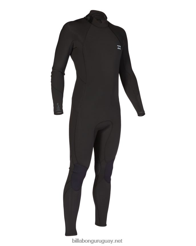 Traje de neopreno completo 4/3 con cremallera trasera absoluta hombres negro DR6844885 Billabong