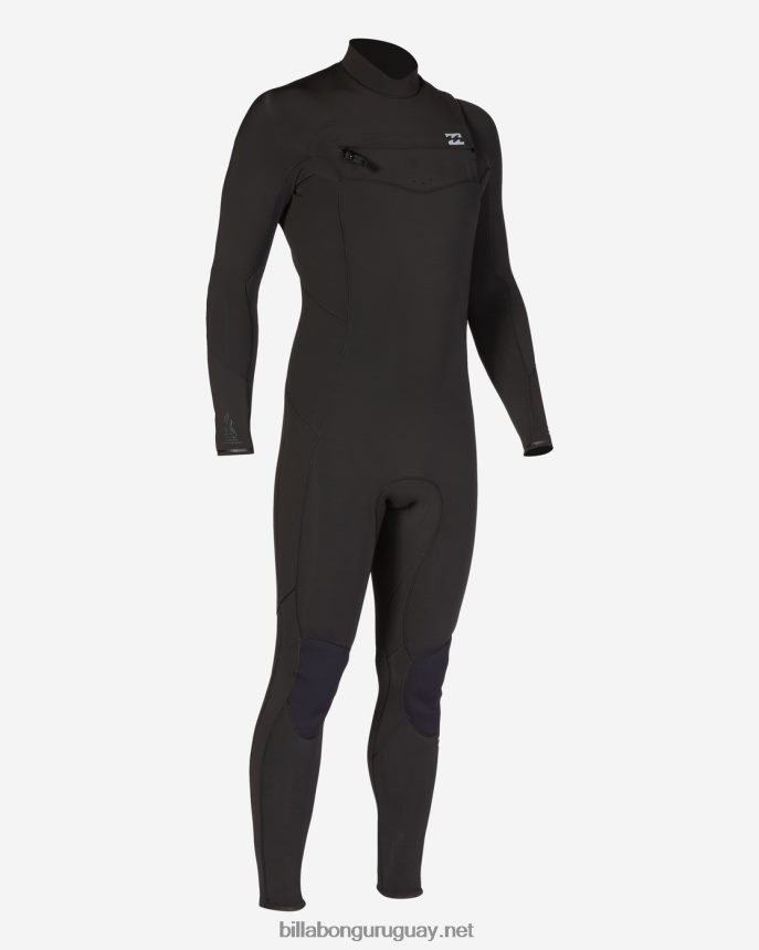 Traje de neopreno completo 5/4 con cremallera absoluta en el pecho hombres negro DR6844900 Billabong