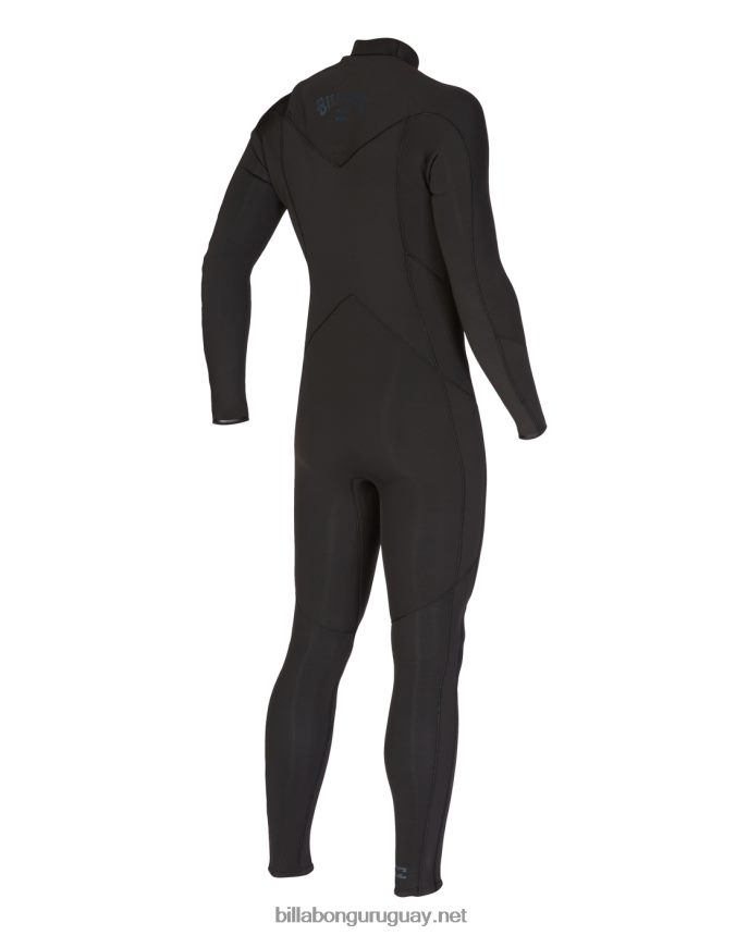 Traje de neopreno completo 5/4 con cremallera absoluta en el pecho hombres negro DR6844900 Billabong