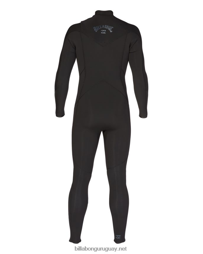 Traje de neopreno completo 5/4 con cremallera absoluta en el pecho hombres negro DR6844900 Billabong