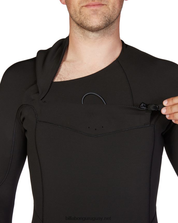 Traje de neopreno completo 5/4 con cremallera absoluta en el pecho hombres negro DR6844900 Billabong