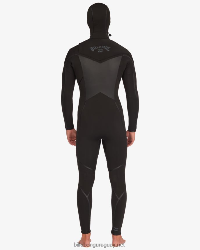 Traje de neopreno completo con capucha y cremallera en el pecho 5/4 absolute plus hombres negro DR6844874 Billabong