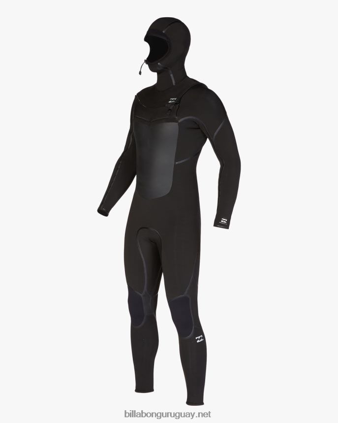 Traje de neopreno completo con capucha y cremallera en el pecho 5/4 absolute plus hombres negro DR6844874 Billabong