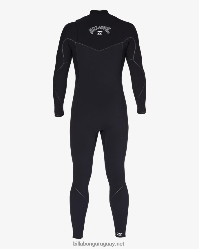 Traje de neopreno completo con cremallera en el pecho de 3/2 hornos hombres negro DR6844877 Billabong