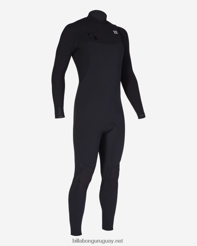 Traje de neopreno completo con cremallera en el pecho de 3/2 hornos hombres negro DR6844878 Billabong