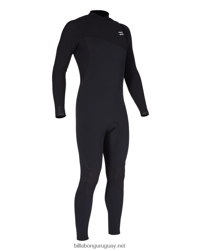 Traje de neopreno completo con cremallera en el pecho de 3/2 hornos hombres negro DR6844878 Billabong