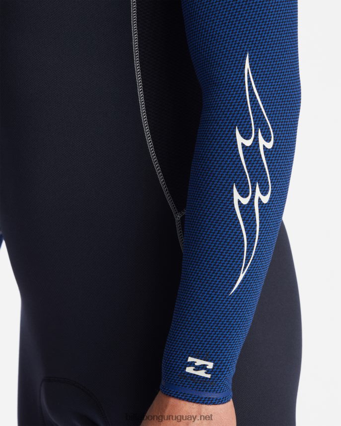 Traje de neopreno completo con cremallera en el pecho de 3/2 vueltas hombres oscuro real DR6844898 Billabong