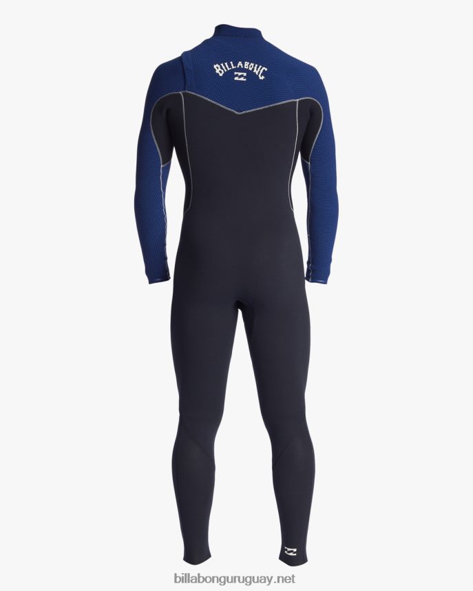 Traje de neopreno completo con cremallera en el pecho de 3/2 vueltas hombres oscuro real DR6844898 Billabong