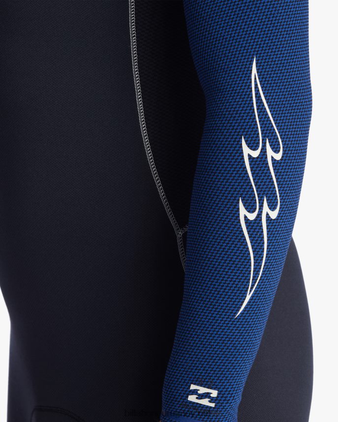 Traje de neopreno completo con cremallera en el pecho de 3/2 vueltas hombres oscuro real DR6844898 Billabong