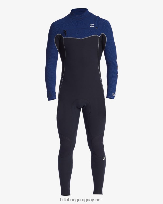 Traje de neopreno completo con cremallera en el pecho de 3/2 vueltas hombres oscuro real DR6844898 Billabong