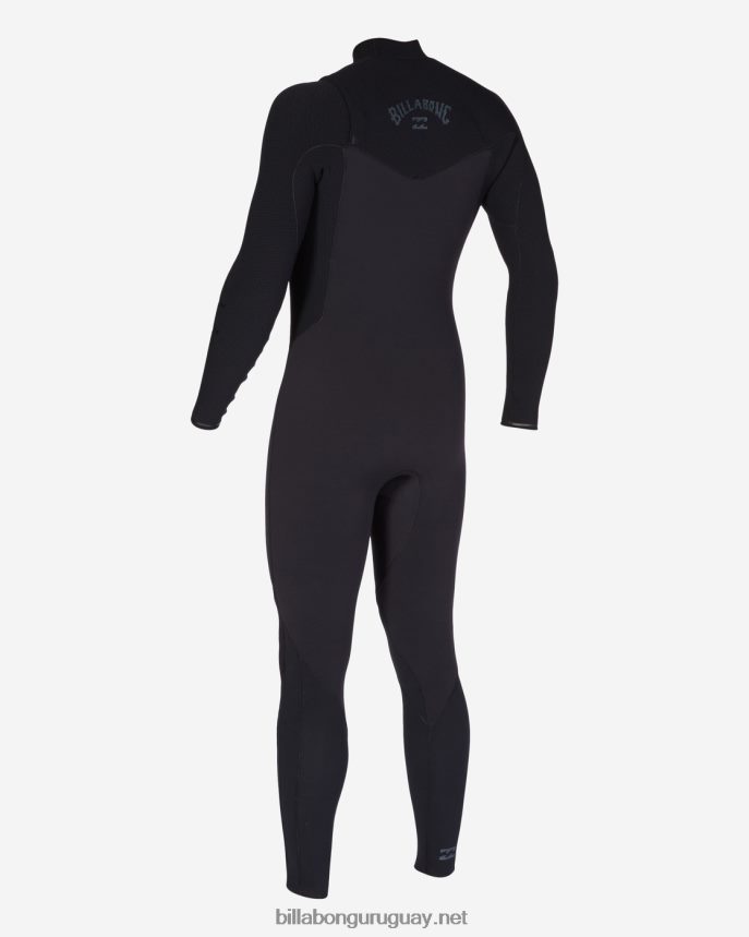 Traje de neopreno completo con cremallera en el pecho de 4/3 revoluciones hombres negro DR6844870 Billabong
