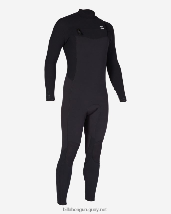 Traje de neopreno completo con cremallera en el pecho de 4/3 revoluciones hombres negro DR6844870 Billabong