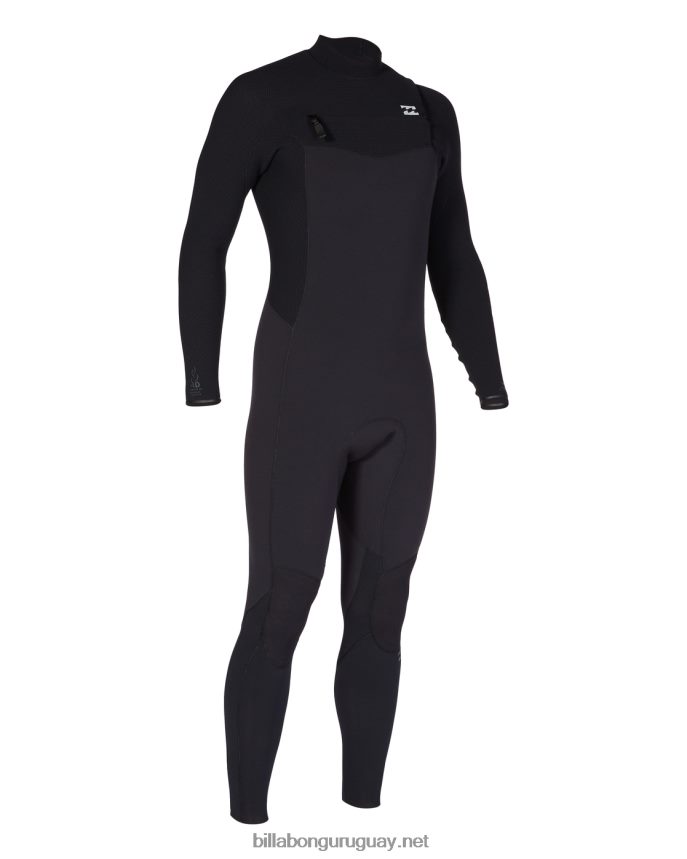 Traje de neopreno completo con cremallera en el pecho de 4/3 revoluciones hombres negro DR6844870 Billabong