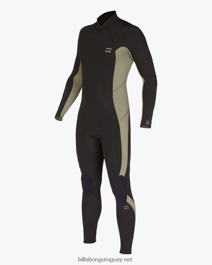 Traje de neopreno completo con cremallera trasera absoluta 3/2 hombres militar DR6844895 Billabong