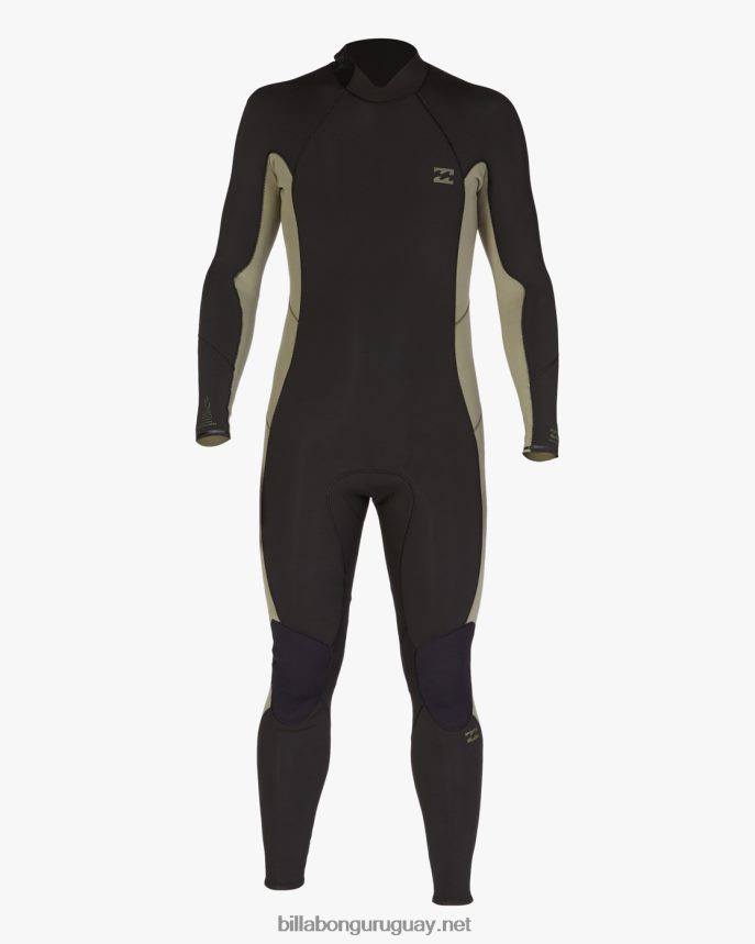 Traje de neopreno completo con cremallera trasera absoluta 3/2 hombres militar DR6844895 Billabong