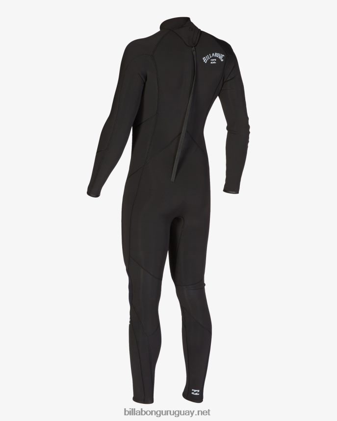 Traje de neopreno completo con cremallera trasera absoluta 3/2 hombres negro DR6844886 Billabong