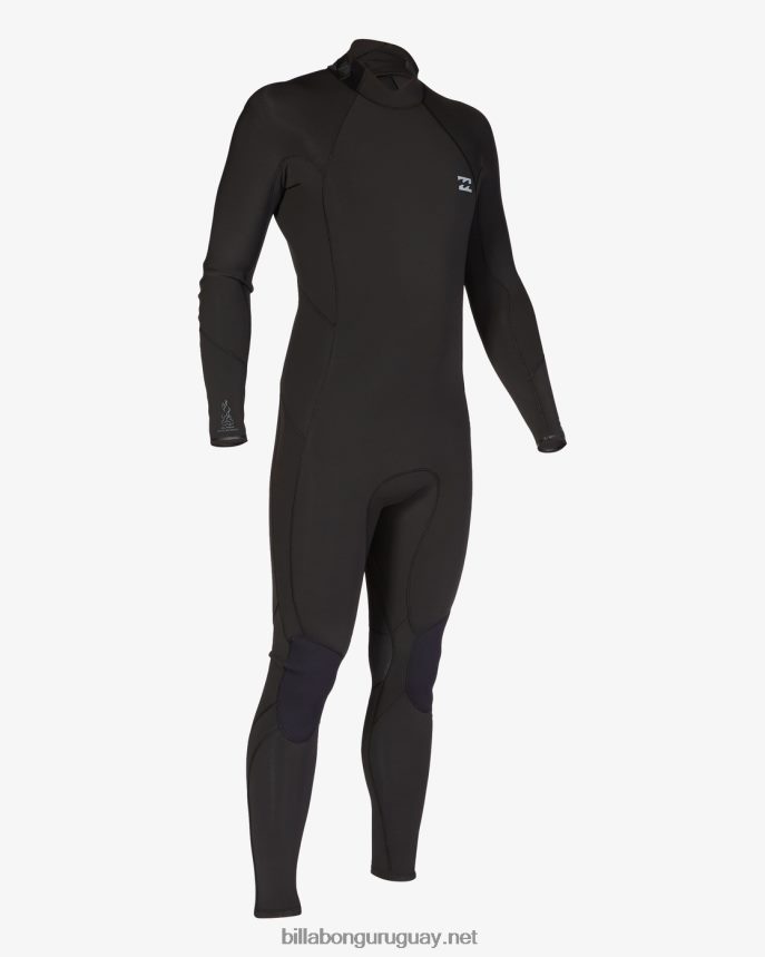 Traje de neopreno completo con cremallera trasera absoluta 3/2 hombres negro DR6844886 Billabong