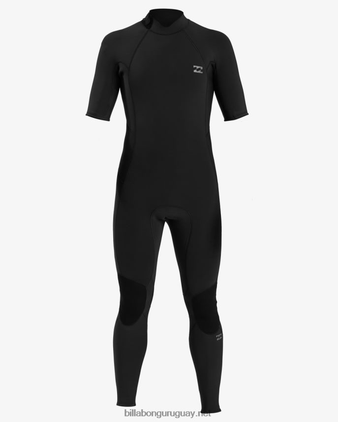 Traje de neopreno completo de manga corta con cremallera trasera absoluta 2/2 hombres negro DR6844888 Billabong
