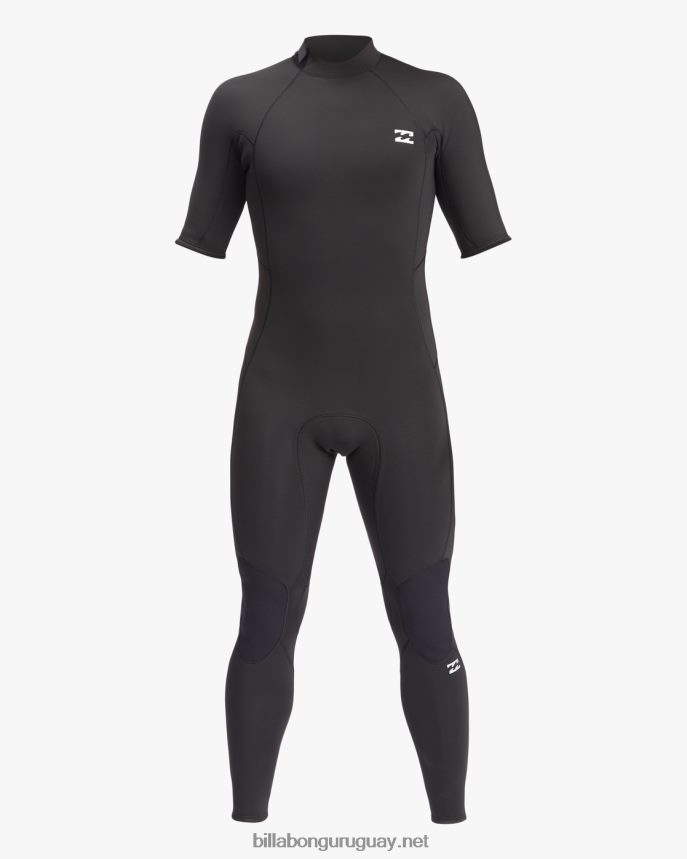 Traje de neopreno completo de manga corta con cremallera trasera absoluta 2/2 hombres negro DR6844896 Billabong
