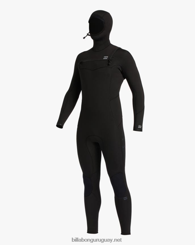 Traje de neopreno con capucha y cremallera absoluta en el pecho 5/4 hombres negro DR6844880 Billabong