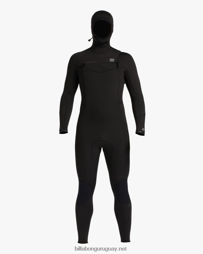 Traje de neopreno con capucha y cremallera absoluta en el pecho 5/4 hombres negro DR6844880 Billabong