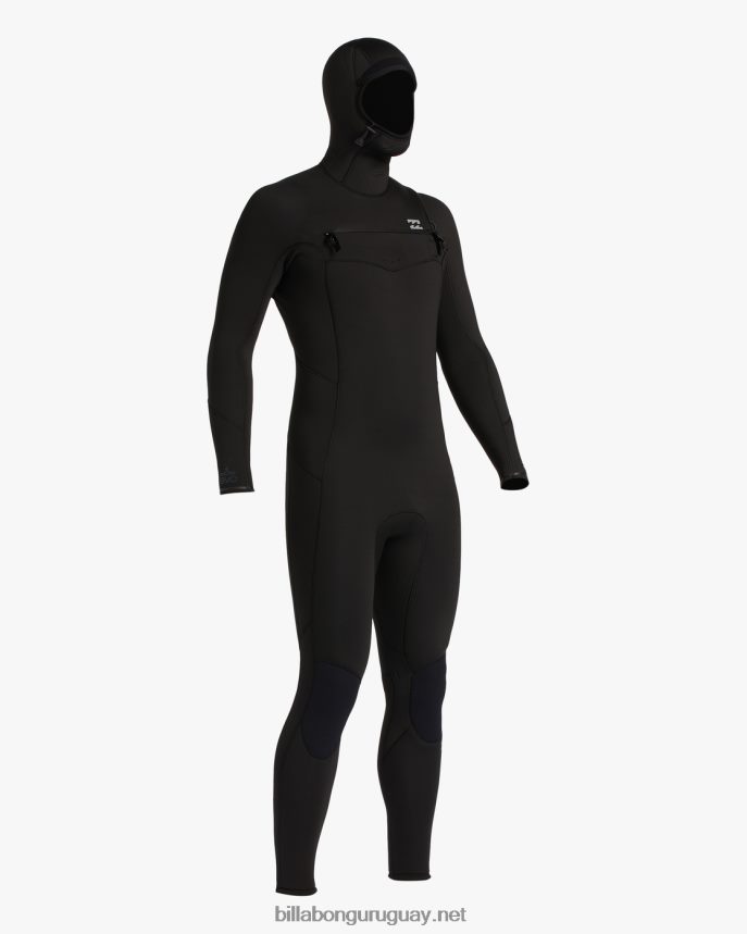 Traje de neopreno con capucha y cremallera absoluta en el pecho 5/4 hombres negro DR6844880 Billabong
