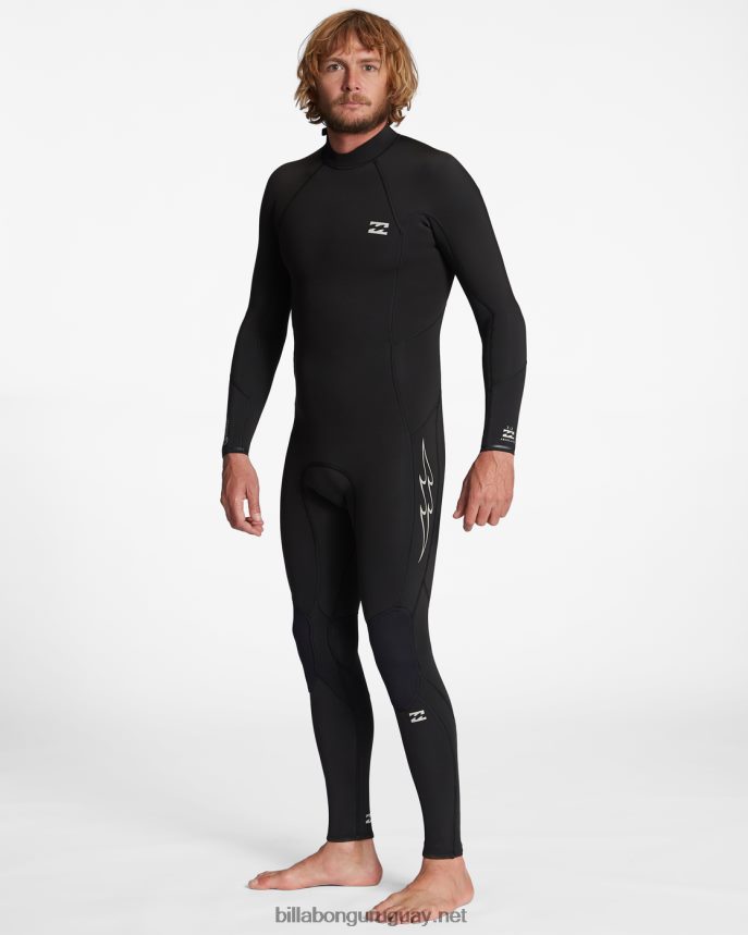Traje de neopreno con cremallera trasera absoluta de 3/2 mm hombres negro DR6844891 Billabong