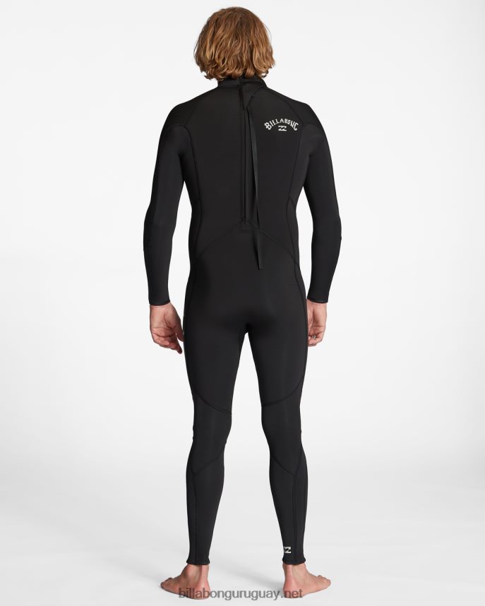 Traje de neopreno con cremallera trasera absoluta de 3/2 mm hombres negro DR6844891 Billabong