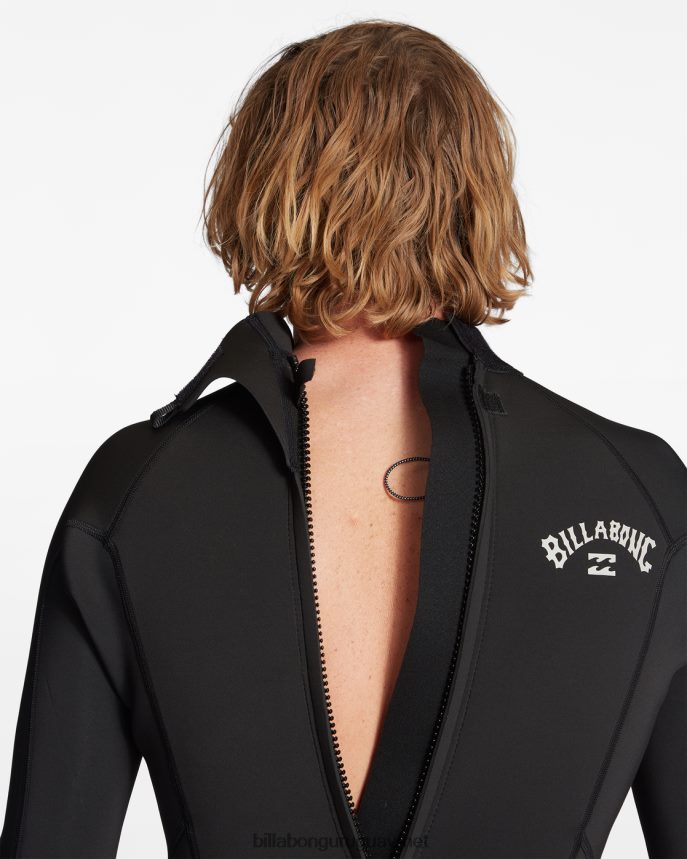 Traje de neopreno con cremallera trasera absoluta de 3/2 mm hombres negro DR6844891 Billabong