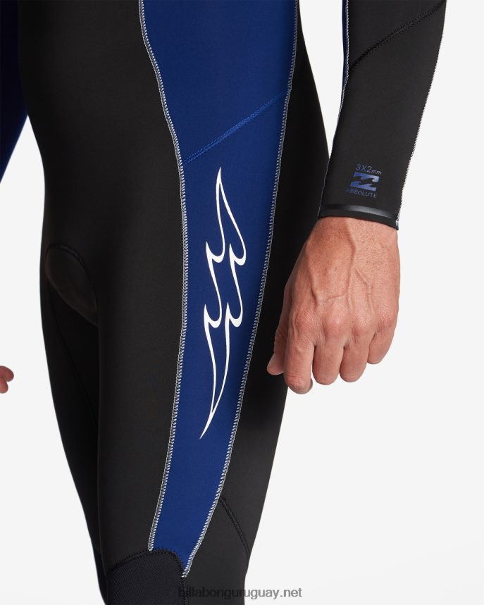 Traje de neopreno con cremallera trasera absoluta de 3/2 mm hombres oscuro real DR6844908 Billabong