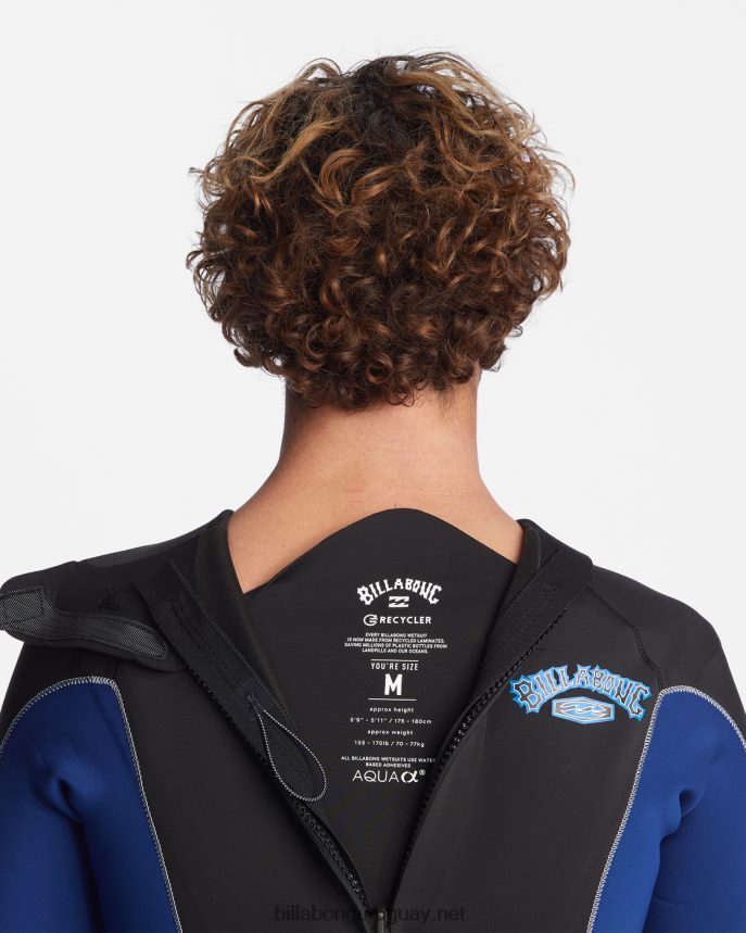 Traje de neopreno con cremallera trasera absoluta de 3/2 mm hombres oscuro real DR6844908 Billabong