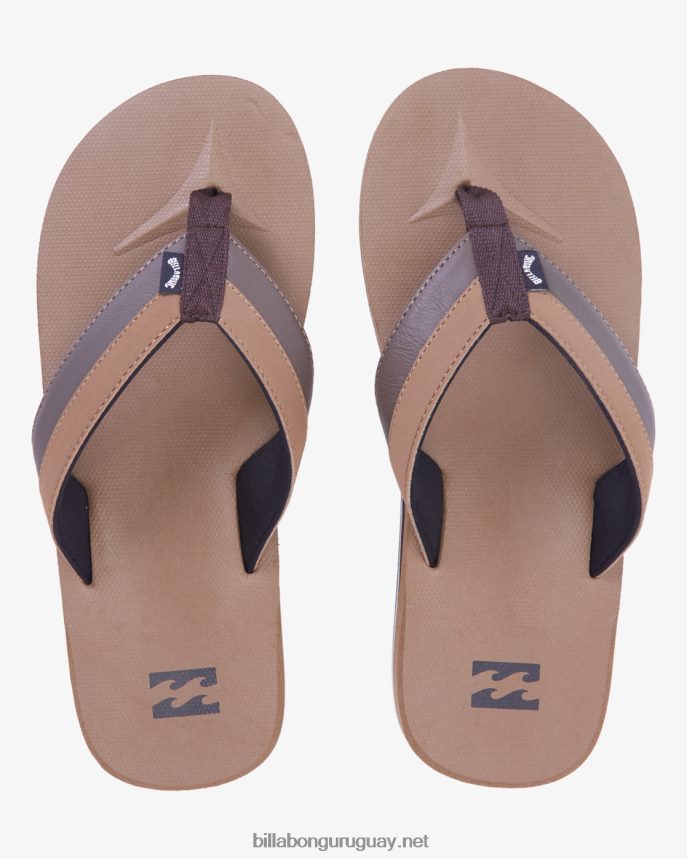 sandalias clásicas de nubuck hombres camello DR6844829 Billabong