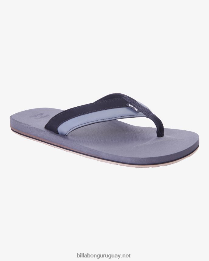 sandalias clásicas de nubuck hombres carbón DR68442822 Billabong