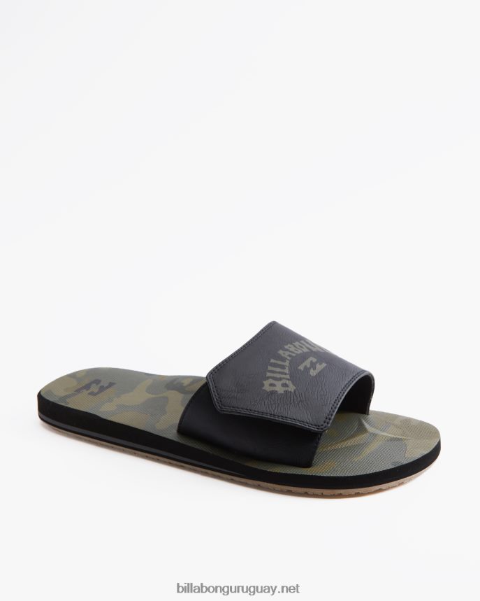 sandalias con estampado de impacto todo el día hombres camuflaje militar DR6844789 Billabong