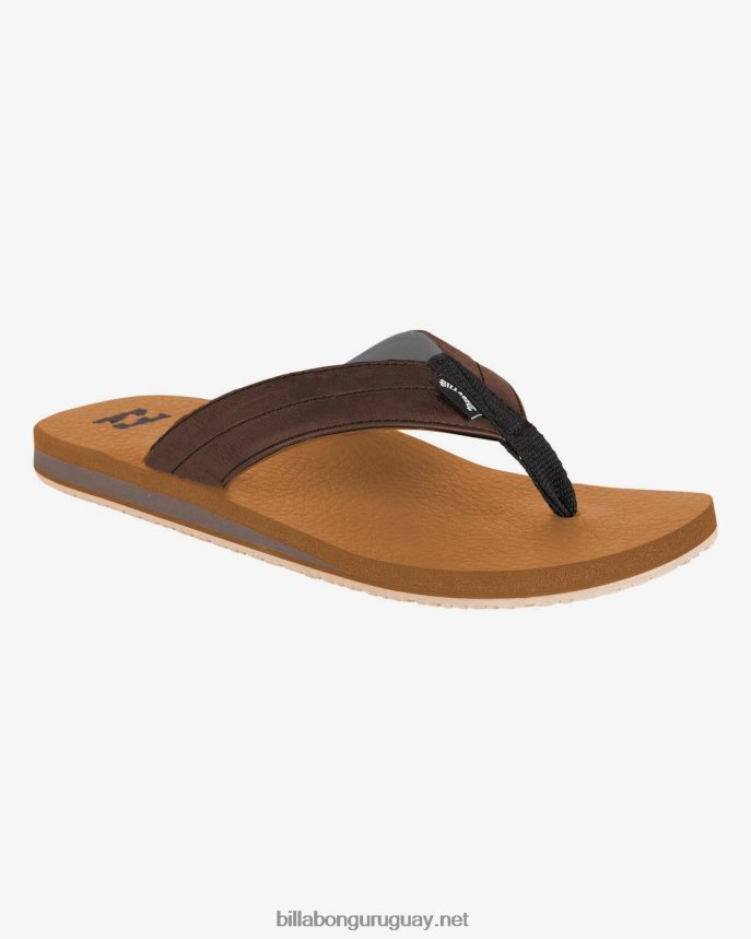 sandalias cush de impacto todo el día hombres camello DR6844727 Billabong