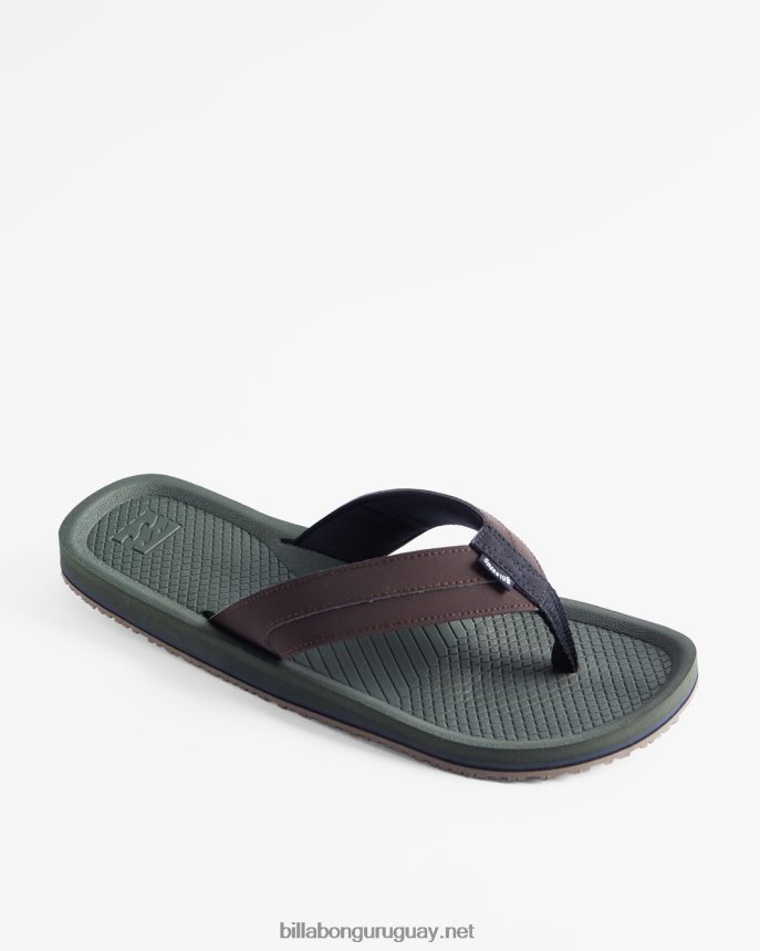 sandalias de impacto en alta mar hombres aceituna DR6844798 Billabong