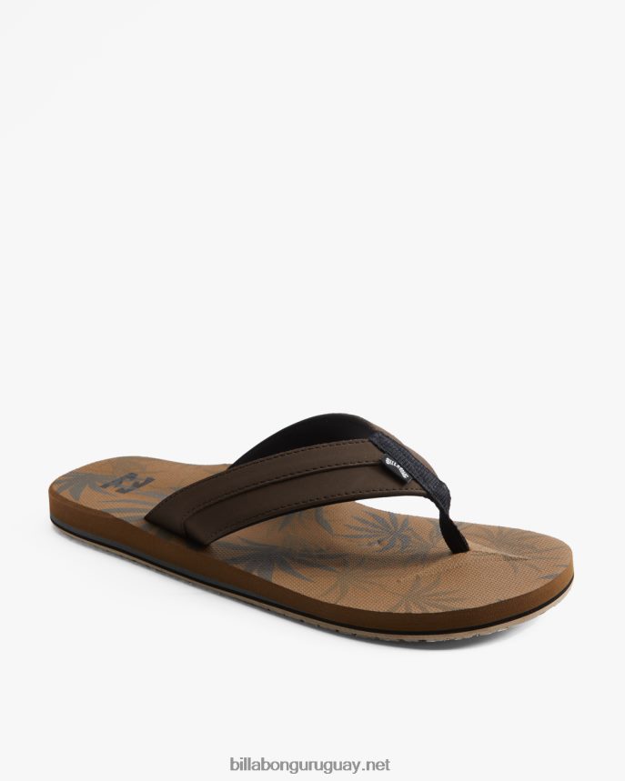 sandalias sin cordones con estampado de impacto todo el día hombres arcilla DR6844766 Billabong
