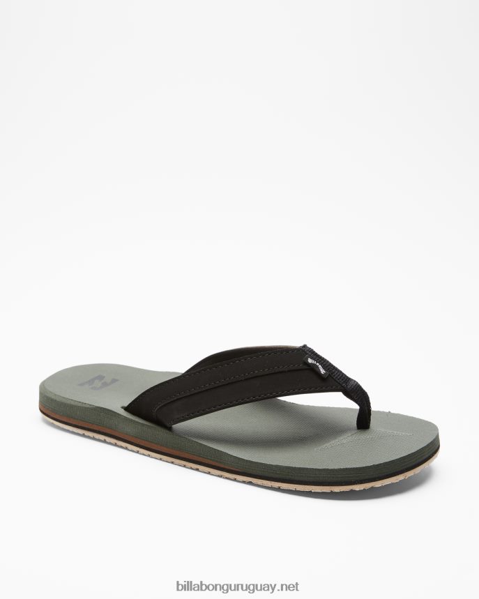 sandalias sin cordones de impacto todo el día hombres aceituna DR6844732 Billabong