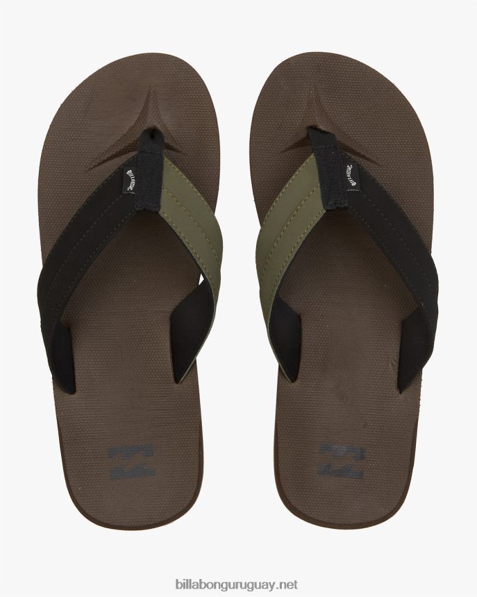 sandalias sin cordones de impacto todo el día hombres chocolate DR6844759 Billabong