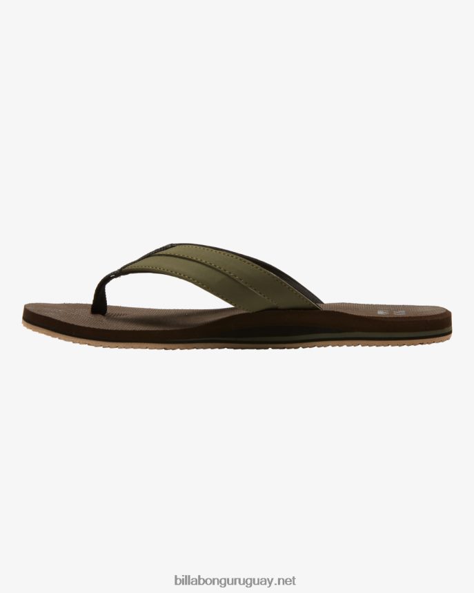 sandalias sin cordones de impacto todo el día hombres chocolate DR6844759 Billabong
