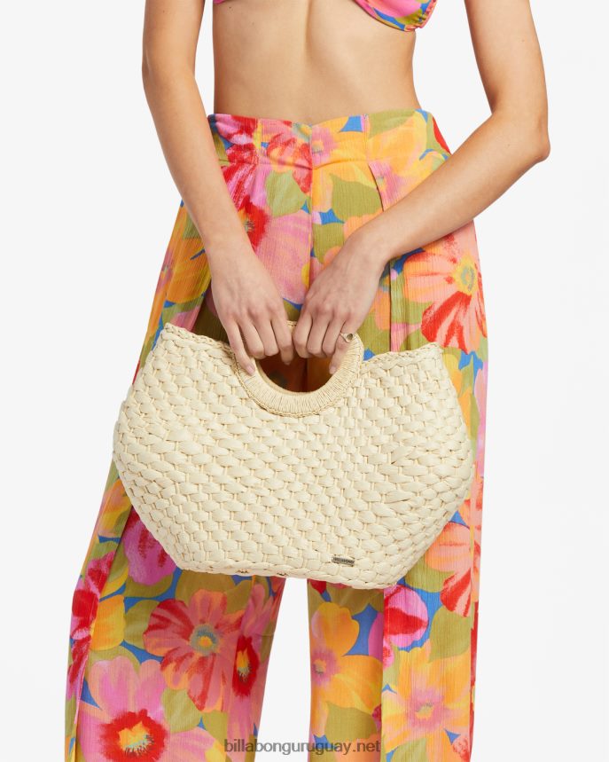 bolsa de paja de playa mujer natural DR68442408 Billabong