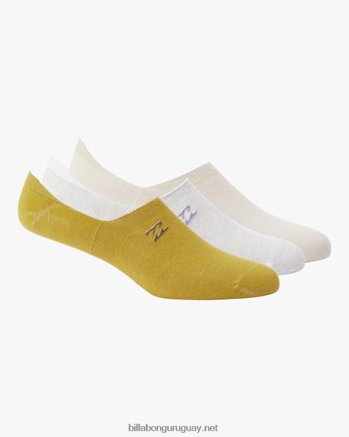 paquete de 3 calcetines invisibles básicos mujer durazno DR68442460 Billabong