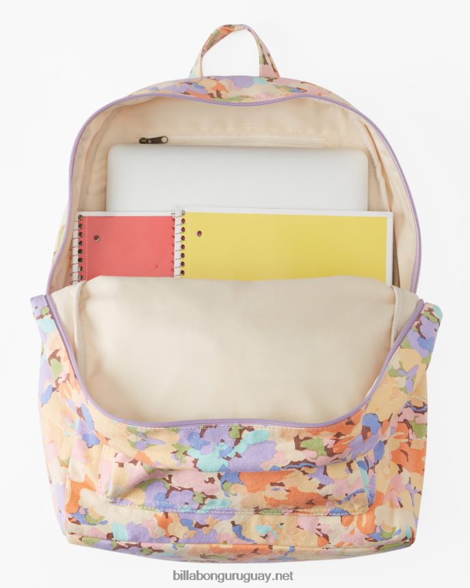 Mochila de lona Schools Out mujer brisa lila DR68442452 Billabong