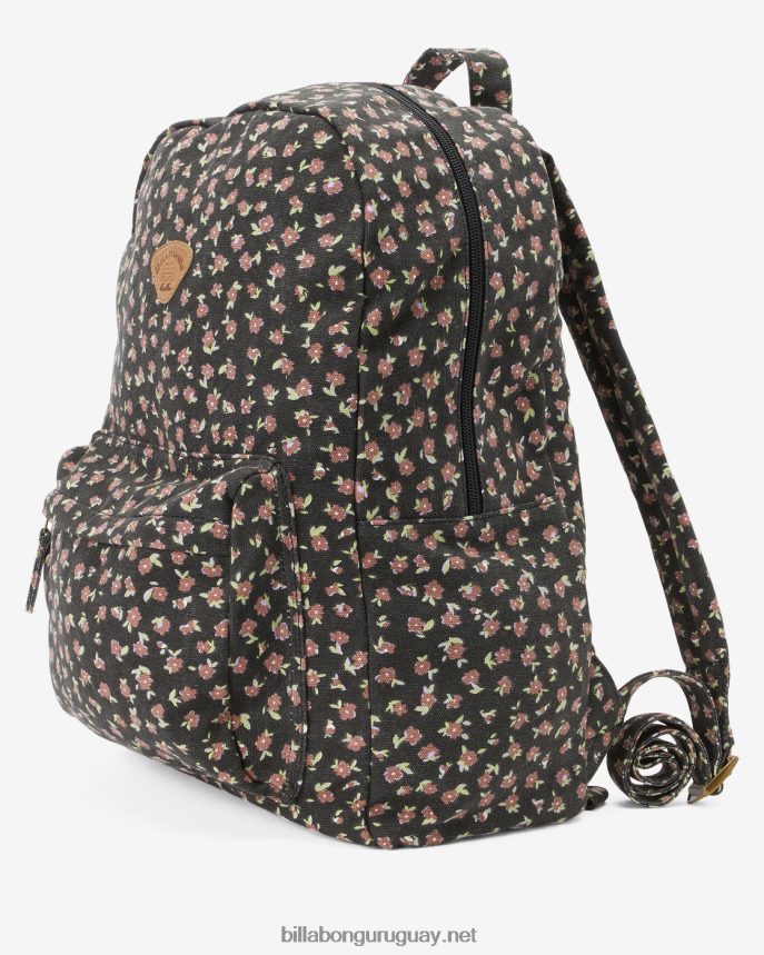 Mochila de lona Schools Out mujer guijarro negro DR68442447 Billabong