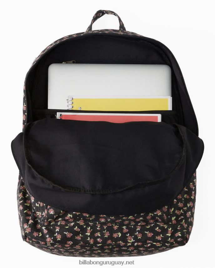 Mochila de lona Schools Out mujer guijarro negro DR68442447 Billabong