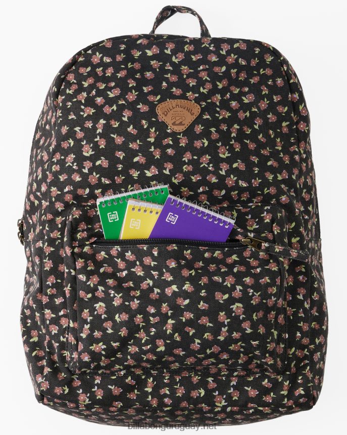 Mochila de lona Schools Out mujer guijarro negro DR68442447 Billabong